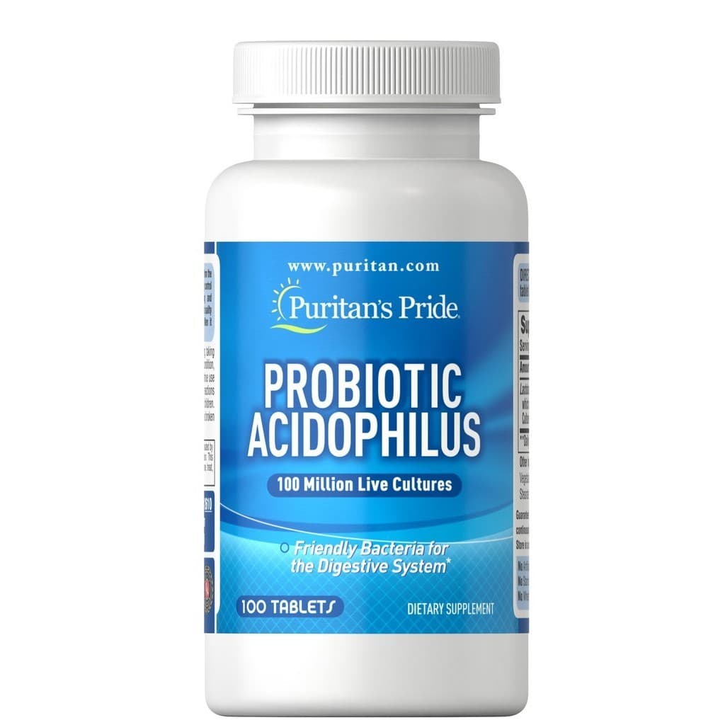 Puritan's Pride Probiotic Acidophilus 100 million โพรไบโอติก รูปที่ 2