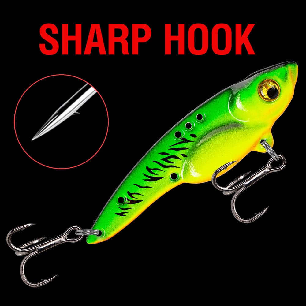3.5g/5g/7g/10g/14g/17g VIB Swimbait โลหะที่มีสีสัน Sinking Jig 3D ตา Hard เหยื่อช้อน Spinner ตกปลา Lure Fishing Tackle สําหรับ Bass Walleye ปลาเทราท์ รูปที่ 5