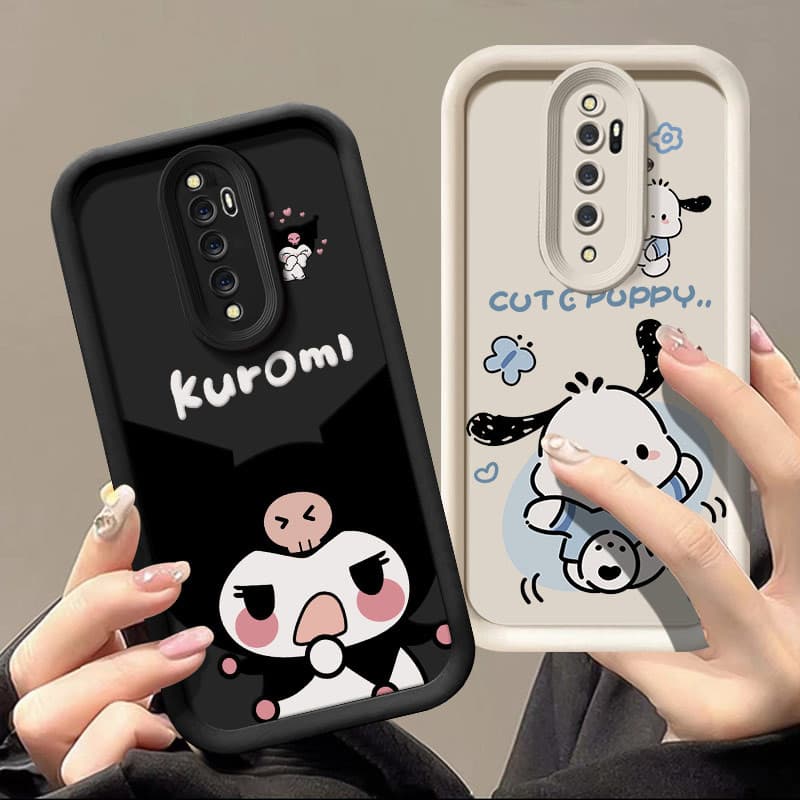 เคส oppo reno2 f เคสโทรศัพท์ลายการ์ตูนกันกระแทกสําหรับเคส รูปที่ 4