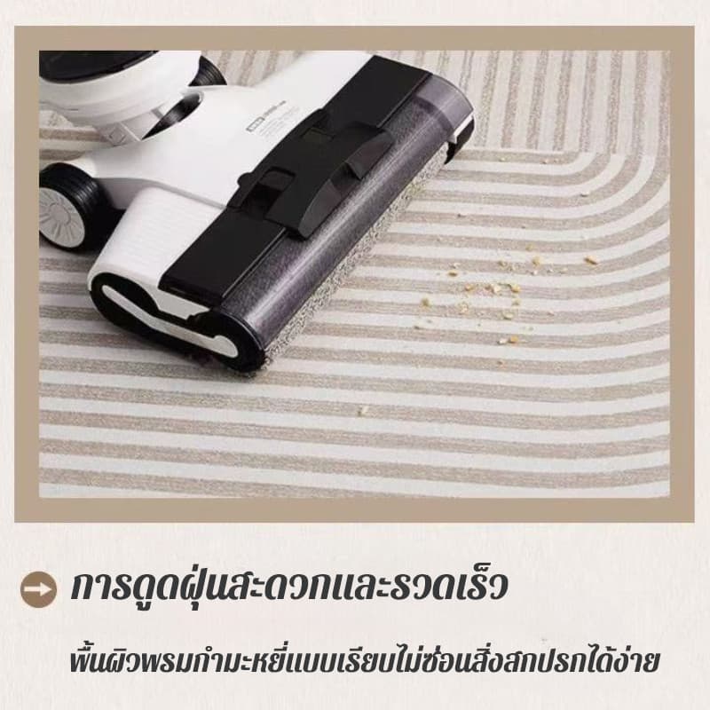 พรมห้องนั่งเล่น พรมขนาดใหญ่ 80x120cm แบบหรูย้อนยุค ซับน้ำดี กันลื่น พรมขอบเตียง ทำความสะอาดง่าย รูปที่ 9
