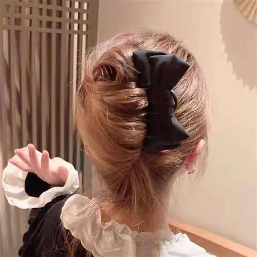 2024 โบว์ผ้า U-Shaped Hairpin Coil Hairpin รูปที่ 4