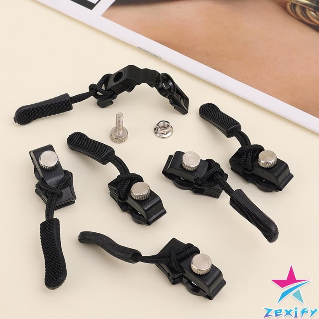 ZXF ชุดซิปซ่อม 3 ขนาดแตกต่างกัน ถอดออกได้และติดตั้งได้ Zipper Head รูปที่ 5