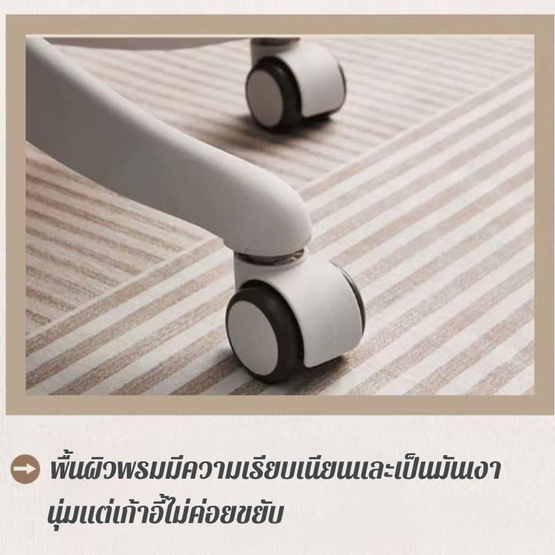 พรมห้องนั่งเล่น พรมขนาดใหญ่ 80x120cm แบบหรูย้อนยุค ซับน้ำดี กันลื่น พรมขอบเตียง ทำความสะอาดง่าย รูปที่ 8