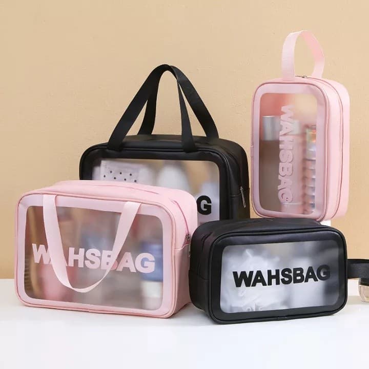 Washbag กระเป๋าใส่เครื่องสำอาง กระเป๋าใส่ของใช้ กระเป๋าอเนกประสงค์ กันน้ำ รูปที่ 1