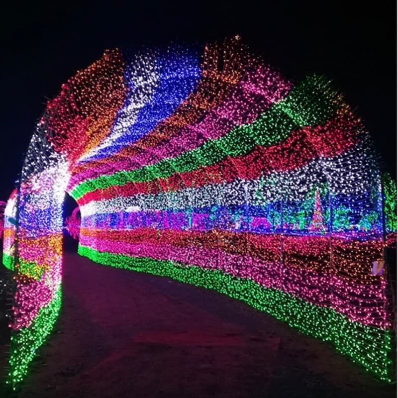 ไฟประดับ LED ความยาว 100เมตร ไฟกระพริบ LED ไฟตกแต่ง ไฟหิ่งห้อย ไฟหยดน้ำ ไฟปีใหม่ ไฟคริสมาสต์ เลือกสีได้ครับ รูปที่ 6