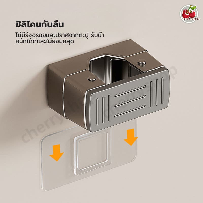 ที่แขวนไม้ถูพื้นห้องน้ํากันน้ําติดผนัง ใหม่ หน้าท้อง ที่ยึดตะขอไม้ถูพื้น,คลิปผู้ถือไม้ถูพื้น,ตะขอติดผนังกาว,ชั้นวาง รูปที่ 9