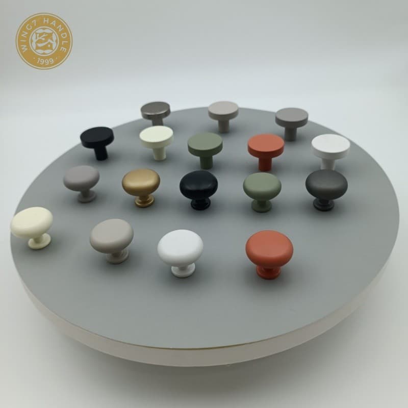 Morandi สีตู้จับลิ้นชักหลุมเดียวจับตู้เสื้อผ้าตู้รองเท้ามือจับประตูหน้าอกลิ้นชักลูกบิดห้องครัว Doorknobs ฮาร์ดแวร์ รูปที่ 5