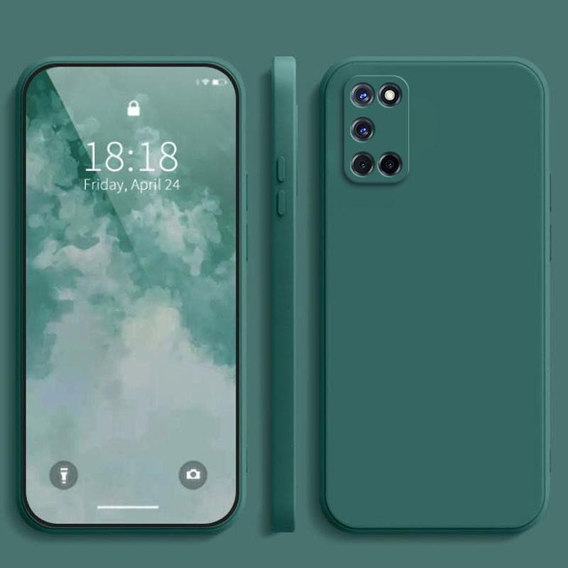 เคส Realme 7 5G ,สีทึบ Realme 7 5G เคสซิลิโคนป้องกันการตกสีธรรมดาเรียบง่าย YT รูปที่ 3