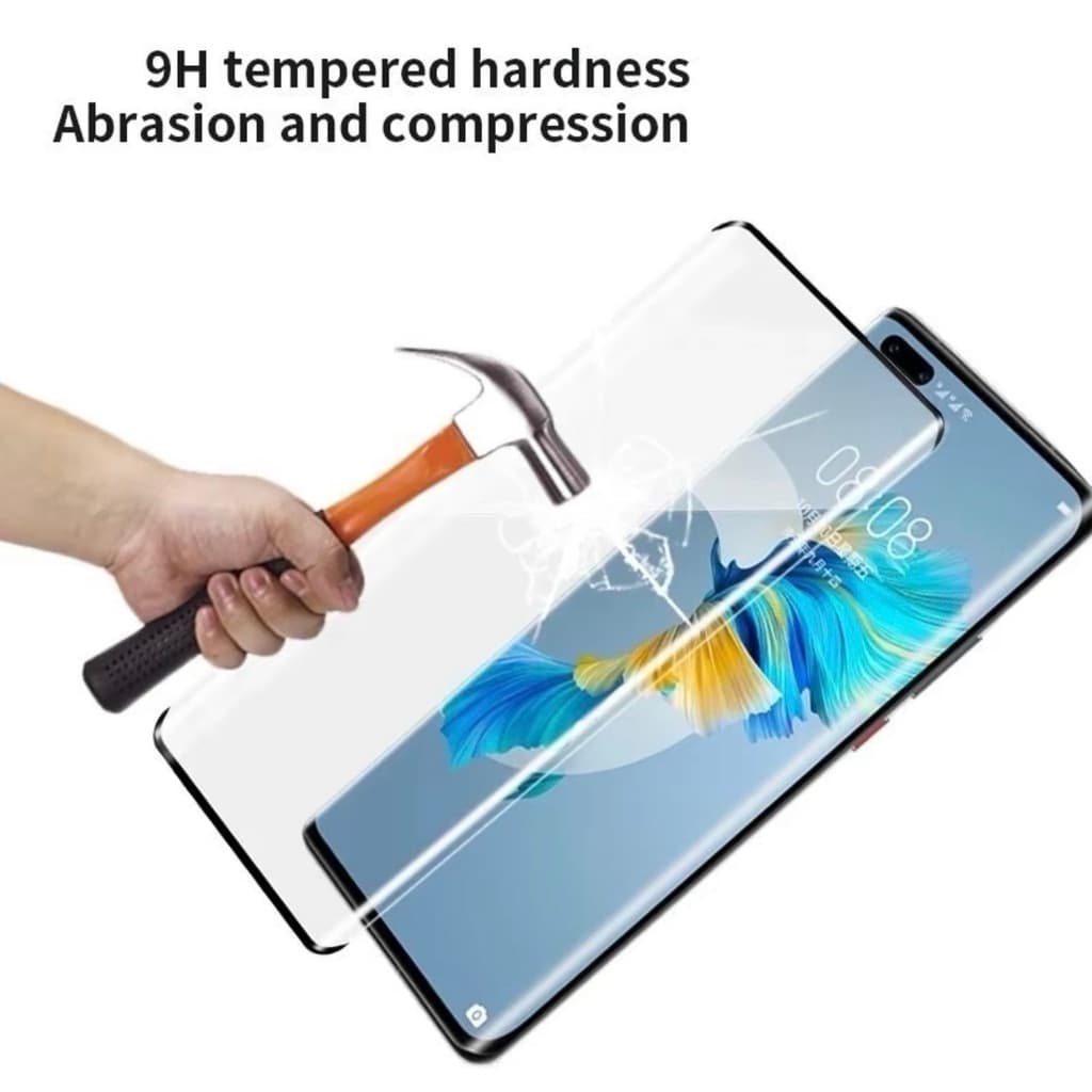 ฟิล์มเต็มจอลงโค้ง สำหรับ Samsung S22Ultra/S23Ultra Screen Protector Tempered Glass ฟิล์มกระจกนิรภัย กาวทั้งแผ่น Quarry รูปที่ 7