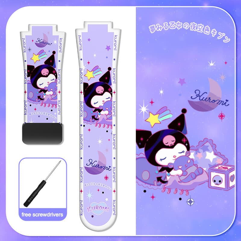 สาย+เคส Imoo Z1 Z6 Z7 สายนาฬิกา imoo สาย สายคล้อง Kuromi การ์ตูนพิมพ์สายคล้อง imoo สายซิลิโคน สำหรับ รูปที่ 3
