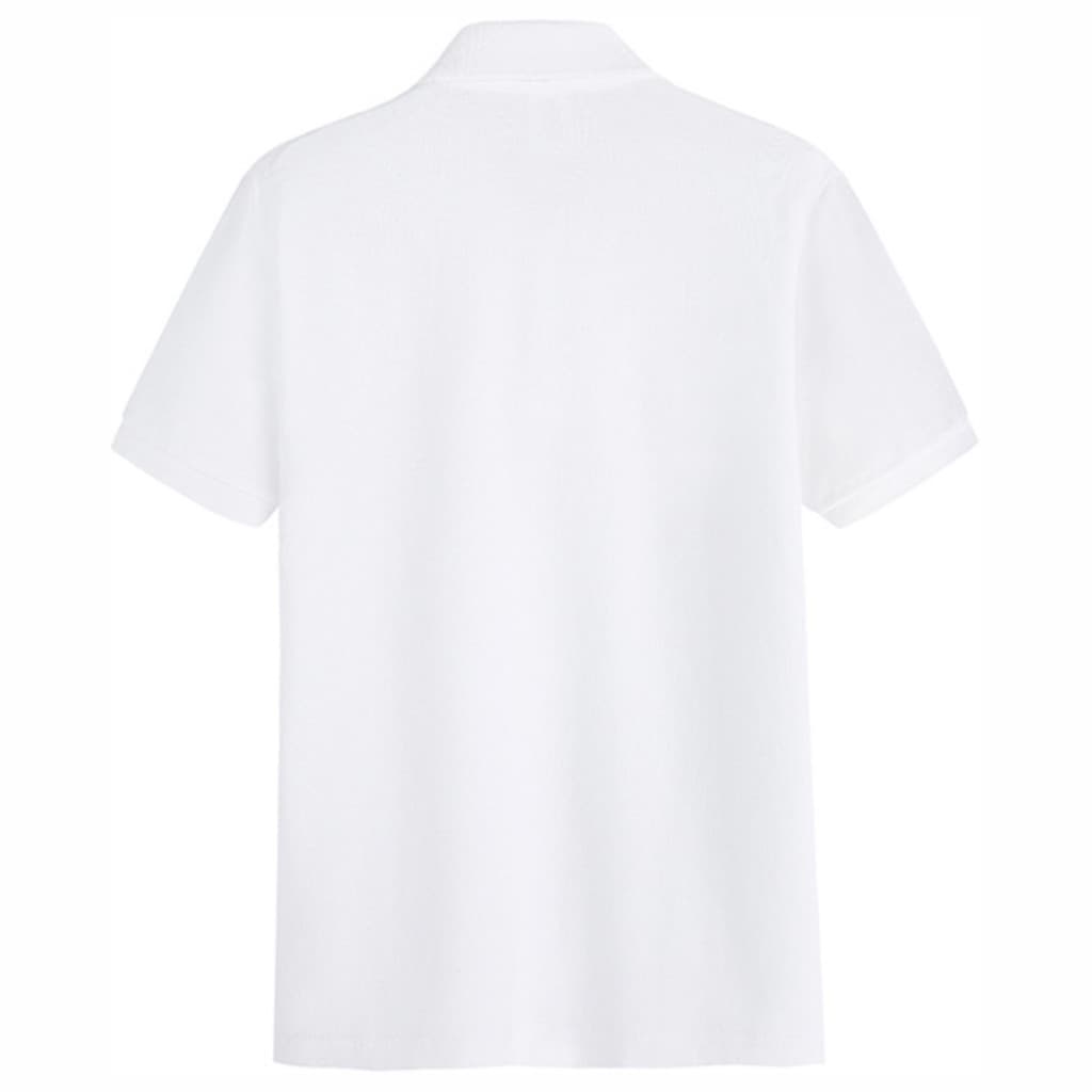 Fashion PLAY ปักหัวใจ เสื้อยืดโปโลผู้ชาย Super สบายและปลอดภัย Cotton Polo Tops เสื้อยืดผู้ชาย รูปที่ 5