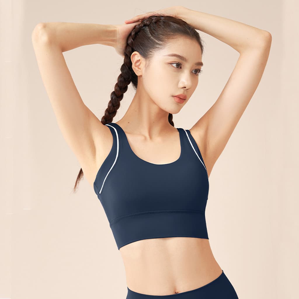 MP SPORTS สปอร์ตบราผู้หญิง ชุดชั้นในโยคะ sprot bras แผ่นซับน้ำนมโฟมในตัวแบบคงที่ รูปที่ 3