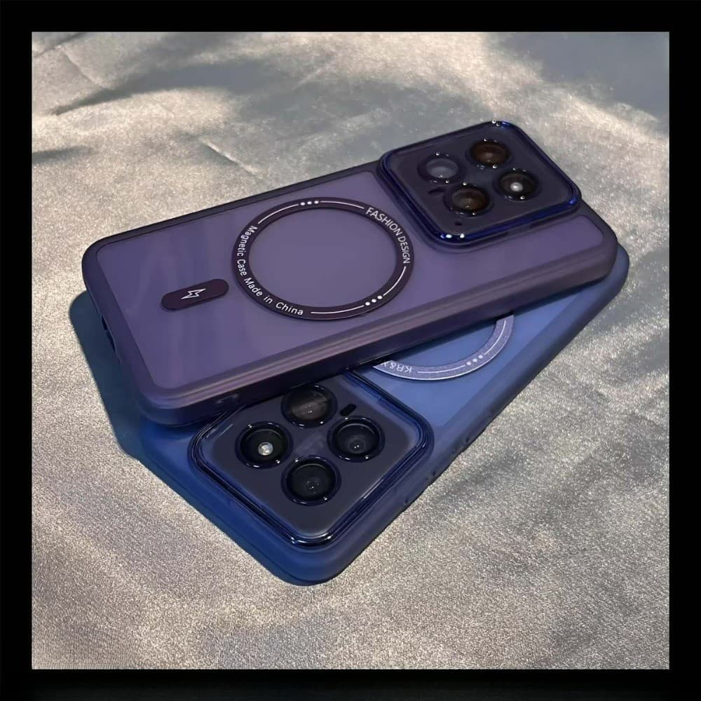 Magnetic Charging Lens Protect Full Cover เคส Xiaomi 14T 15T 17T 13T 12T 12 13 14 15 17 Pro เคสโทรศัพท์ Mi15 Mi14 Mi13 Ultra Phone Cover รูปที่ 2