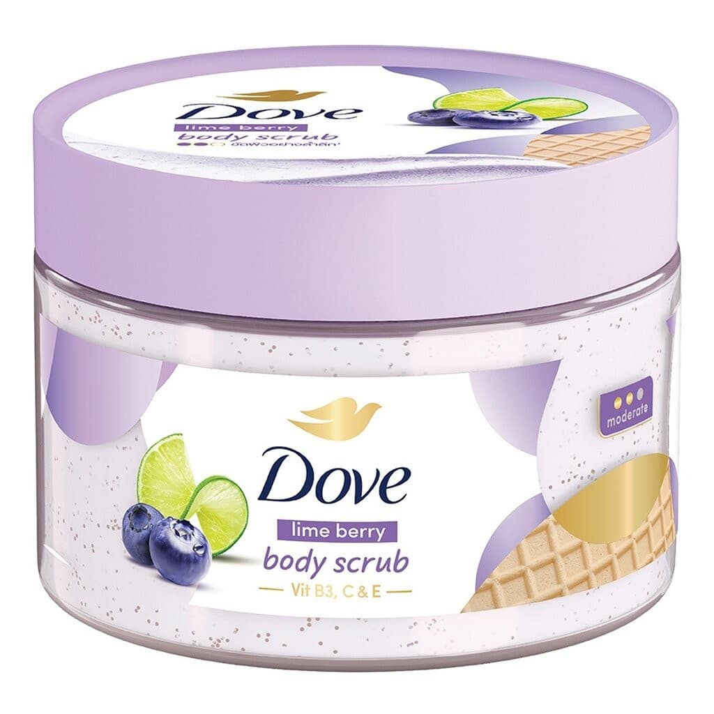 Dove โดฟ บอดี้ สครับ ไลม์ เบอร์รี่ 280 กรัม สครับ ขัดผิวกาย รูปที่ 4