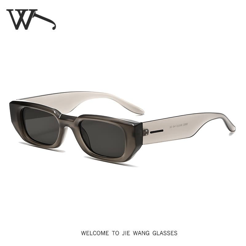 New advanced uv400 European and American retro small frame personality sunshade sunglasses for men and women รูปที่ 4