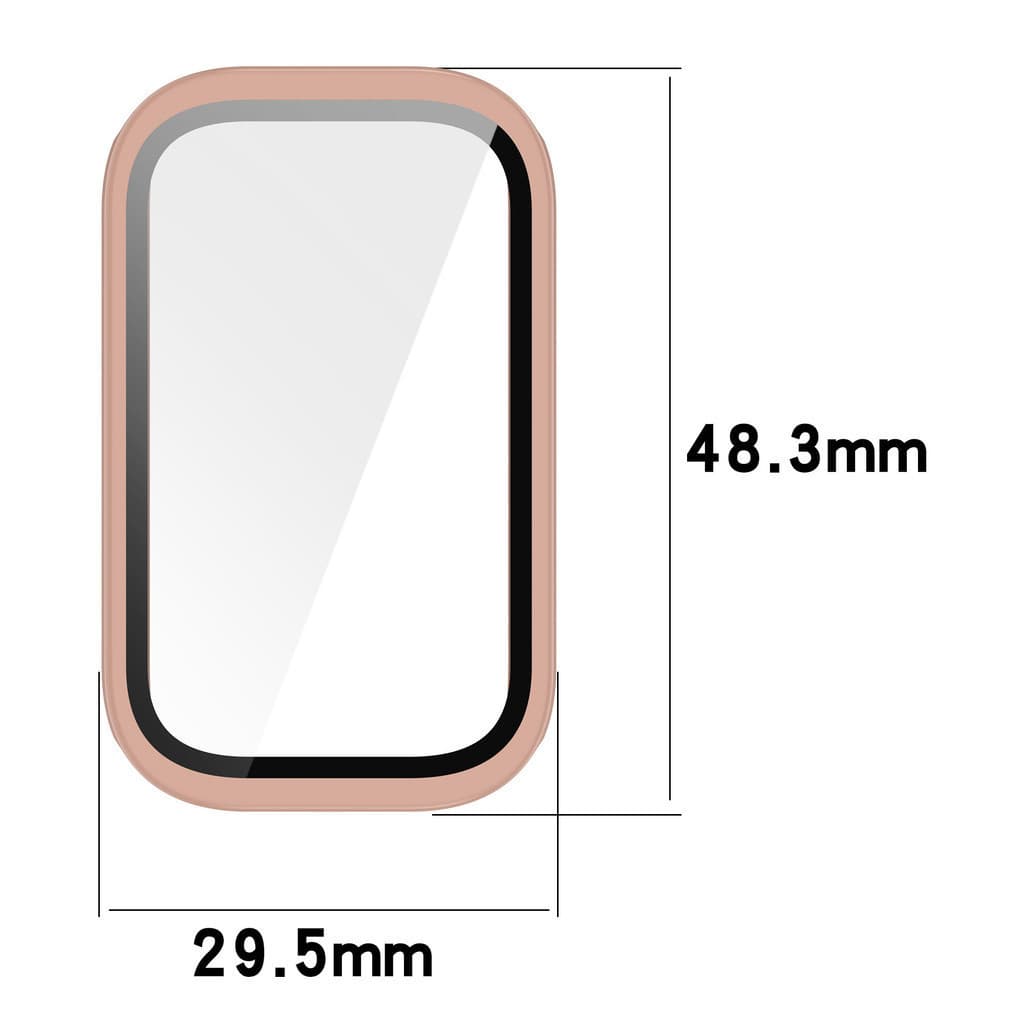 กรณีคอมพิวเตอร์แข็งสำหรับ for Xiaomi Mi Band 9 Active/Redmi Band 3 Anti Gores นิรภัยแก้วป้องกันหน้าจอ อุปกรณ์เสริมฝาครอบ รูปที่ 9