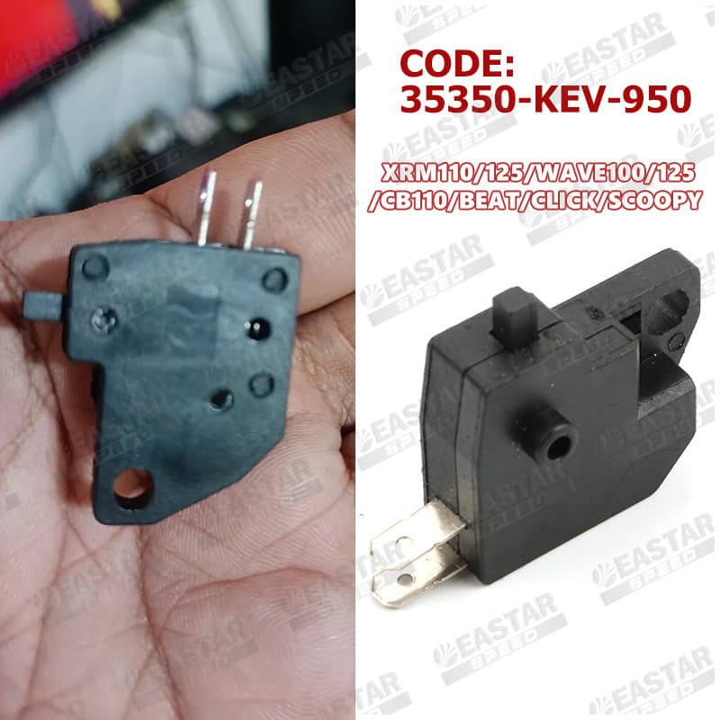 สวิตช์ไฟเบรก ด้านหน้าขวา สําหรับ XRM110 125 WAVE100 125 CB110 BEAT CLICK SCOOPY 35350-KEV-950 รูปที่ 2