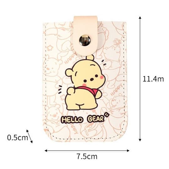 shiny girl กระเป๋าใส่นามบัตร หนัง PU แบบดึงออกได้ มีหลายช่อง สําหรับใส่นามบัตร คละสี G511 รูปที่ 4
