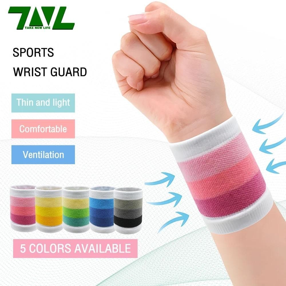 สายรัดข้อมือ ปลอกรัดข้อมือซับเหงื่อ Sport wristband ป้องกันเหงื่อ สําหรับเล่นกีฬา วิ่ง เข้ายิม ทำให้คุณออกกำลังกายที่ดีขึ้น รูปที่ 1