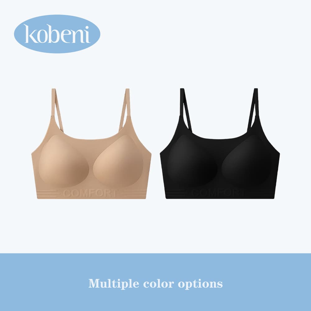 ⭐KOBENI⭐เสื้อใน Bra เจลลี่บรา บราไร้ขอบ ไร้โครง กระชับยกอกชิด ใส่สบาย อ่อนนุ่ม ผ้าไหมน้ำแข็งเย็นและไม่มีร่องรอย รูปที่ 8