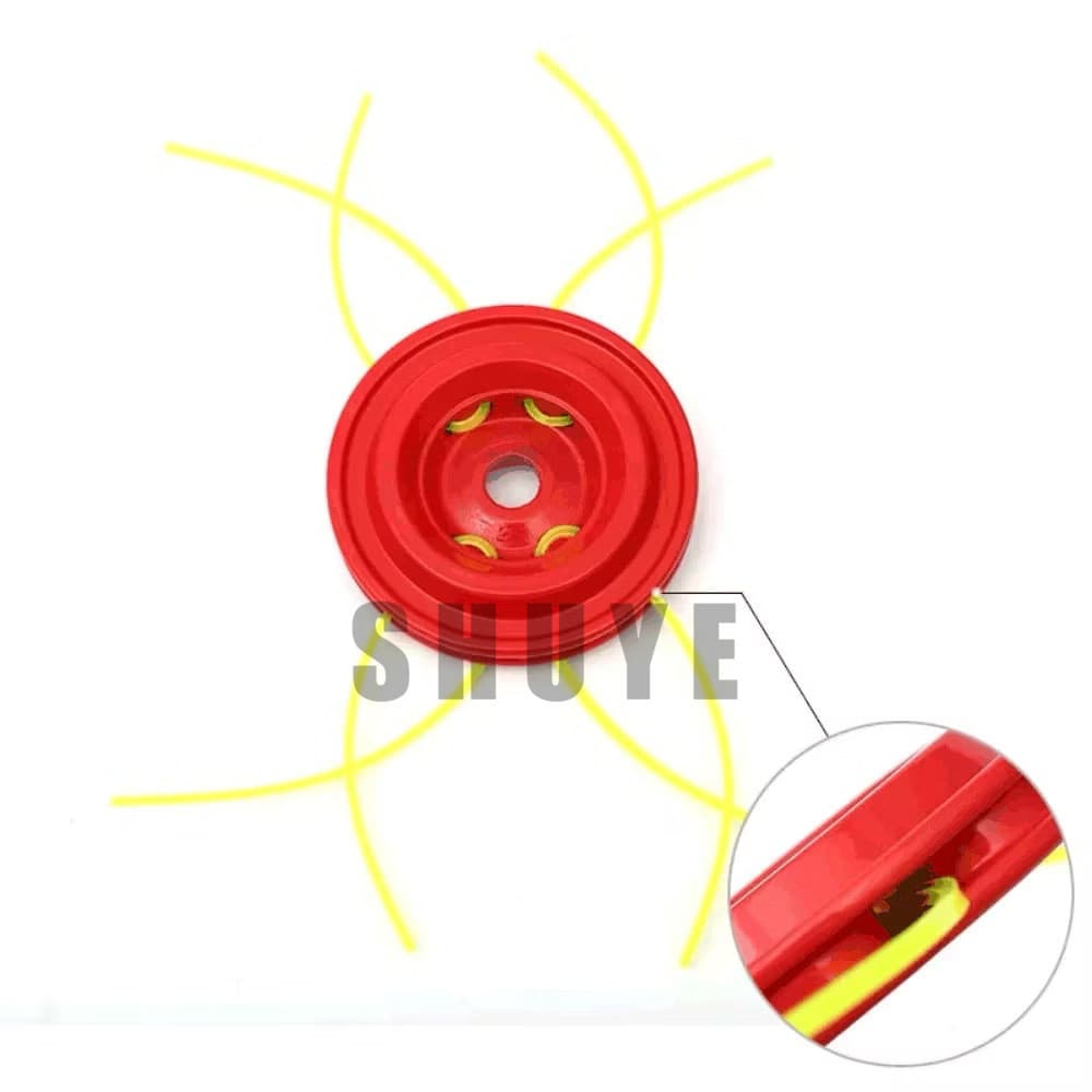 จานเอ็นตัดหญ้า อลูมิเนียม สีส้ม สำหรับเครื่องตัดหญ้า สะพาย ทุกรุ่น ทุกยี่ห้อ จานเอ็น จานเอ็นตัดหญ้า อลูมิเนียม รูปที่ 7