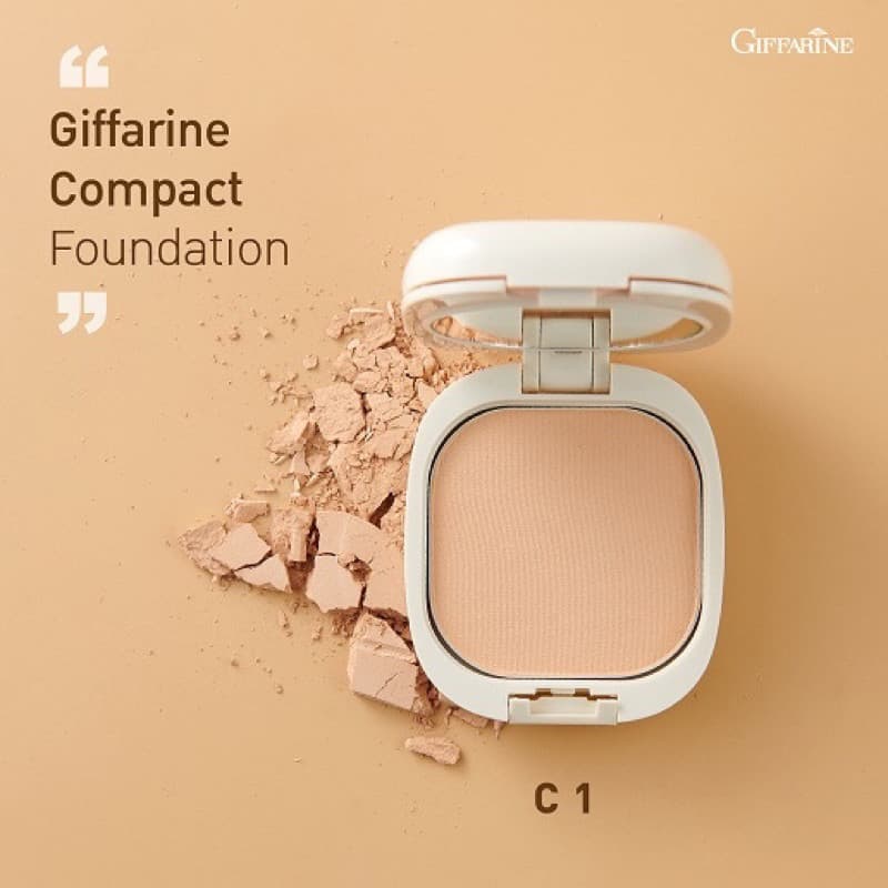 แท้100%แป้งผสมรองพื้น C 1-4 กิฟฟารีน GIFFARINE Compact Foundation รูปที่ 6