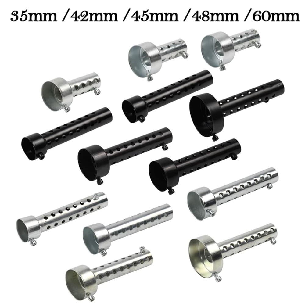 Universal 35/42/45/48/60 มม. กระป๋องไอเสียโลหะรถจักรยานยนต์ Muffler Baffle Pipe Silencer DB Killer Straight Silencer