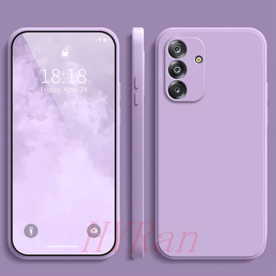 เคส Samsung A17 5G/A56/A36/A26/A16/A55/A35/A25/A15/A05S/A54/A34/A24/A14 5G เคสซิลิโคนสีธรรมดาเรียบง่าย YT รูปที่ 2