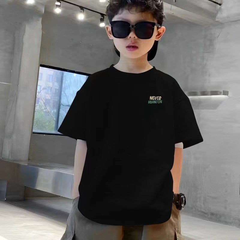 เสื้อยืดเด็กชาย ผ้าฝ้ายแท้ พิมพ์ลายแฟชั่น เหมาะสำหรับเด็กอายุ 3-15 ปี ใส่สบายมาก ราคาโรงงาน รูปที่ 6
