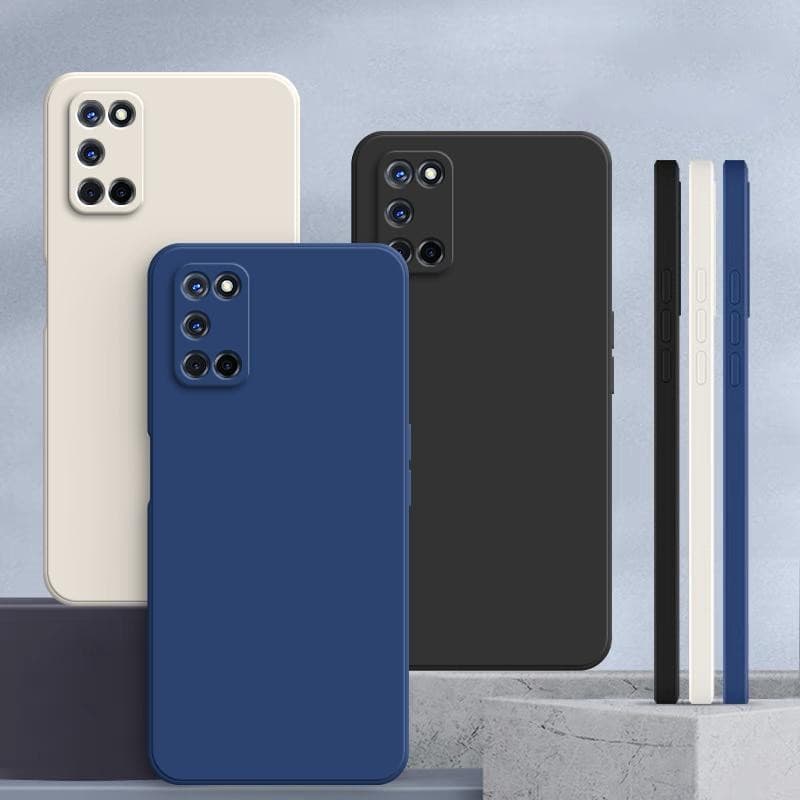 เคส Realme 7 5G ,สีทึบ Realme 7 5G เคสซิลิโคนป้องกันการตกสีธรรมดาเรียบง่าย YT รูปที่ 6
