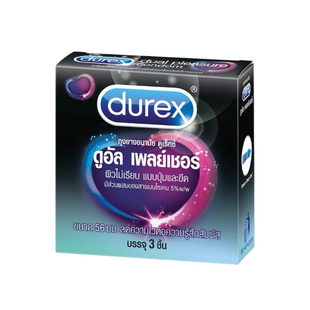 Durex ถุงยางอนามัย ดูเร็กซ์ ขนาด 49 52.5 53 56 แท้100% รูปที่ 8
