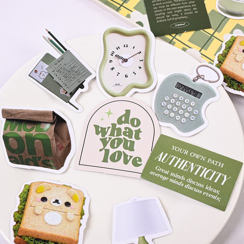 40 ชิ้น Vintage Special Shaped Series สติกเกอร์ Journal Deco DIY สติกเกอร์ รูปที่ 2