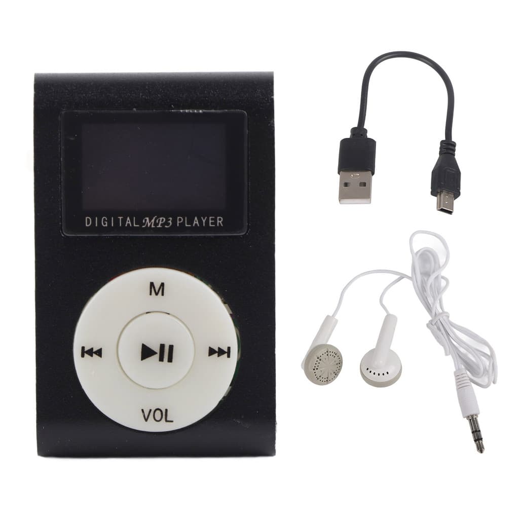 Spr- เครื่องเล่นเพลง MP3 ขนาดเล็กแบบพกพากีฬา BackClip หน้าจอ LCD MP3 รองรับการ์ดหน่วยความจํา รูปที่ 7