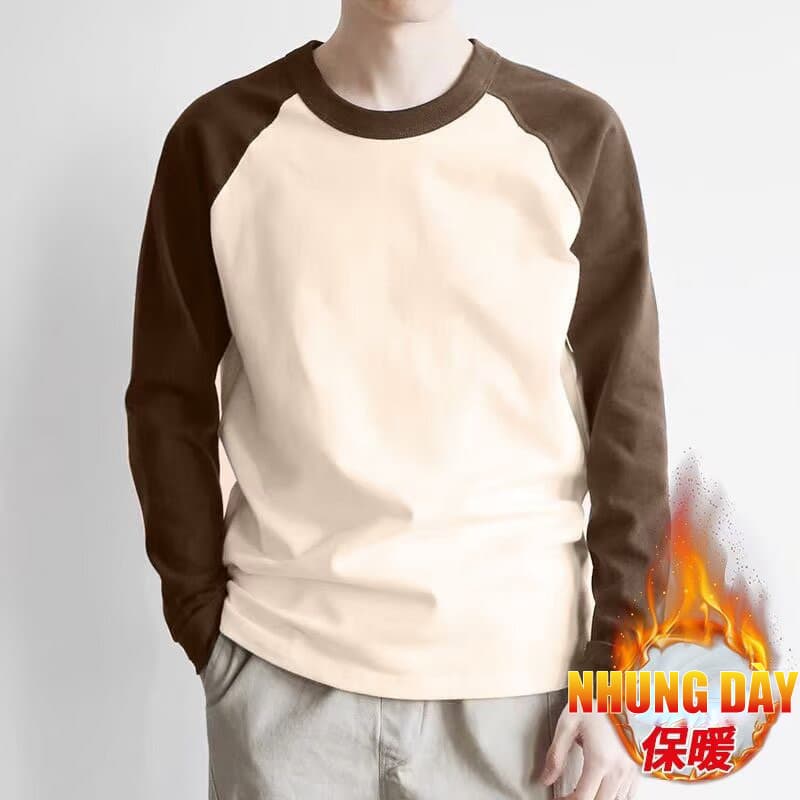 MANSTR ฤดูหนาวใหม่ผู้ชายหนาบวกกํามะหยี่เสื้อกล้ามพื้นฐานคมชัด แร็กแลน แขนความร้อนชุดชั้นในแขนยาวเสื้อยืดขนาดบวก3เอ็กแอล 4เอ็กแอล 5เอ็กแอล รูปที่ 6