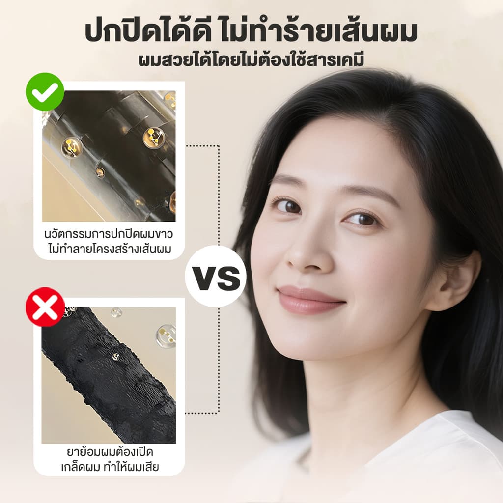 2ใน1 กันน้ำ หวีย้อมผมกันน้ำ แท่งย้อมผมพร้อมหวี สีสวย แห้งเร็ว ไม่ทิ้งคราบบนหนังศีรษะ ปิดผมขาว กันเหงื่อ เสร็จใน 3 นาที รูปที่ 2