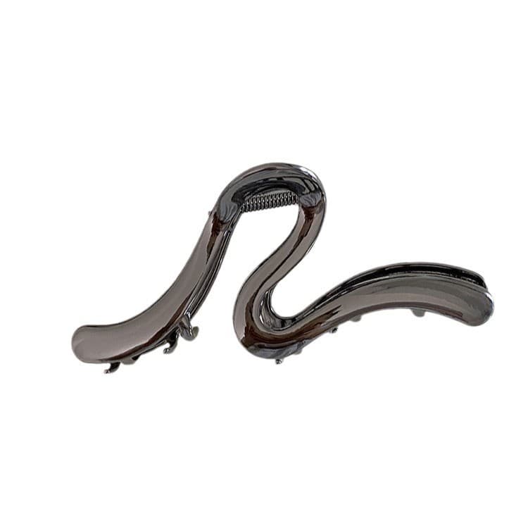 2024 Minimalist Cool Style Line Metal Grab Clip High-End Shark Clip รูปที่ 5