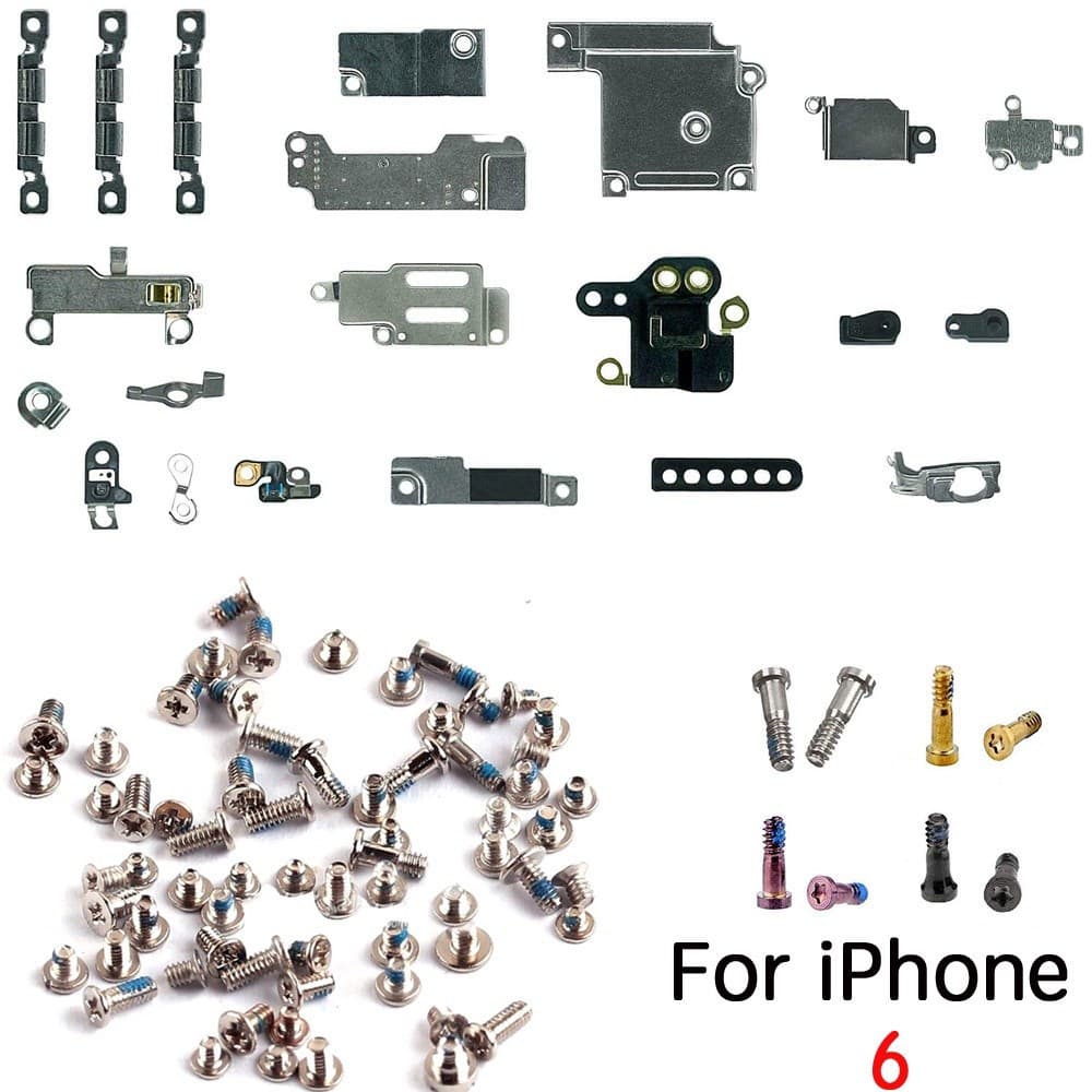 ชุดแผ่นเหล็กและสกรูภายในครบชุดสําหรับ iPhone 5S SE 6 6S 7 8 Plus X XR XS Max รูปที่ 7