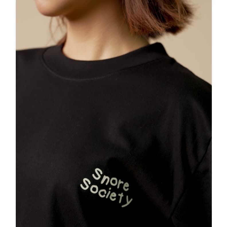 Strayandcool เสื้อยืดโอเวอร์ไซส์ "Snore Society" Oversized T-shirt รูปที่ 4