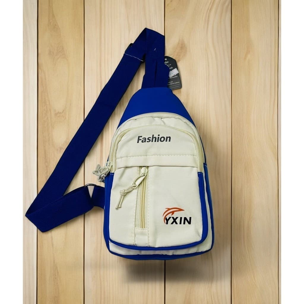 YXIN#Y-6327# กระเป๋าสะพายข้าง กระเป๋าผ้า สไตล์เกาหลี แฟชั่นมา จุของได้เยอะ สไตล์เกาหลี เรียบง่าย มีซิป รูปที่ 4