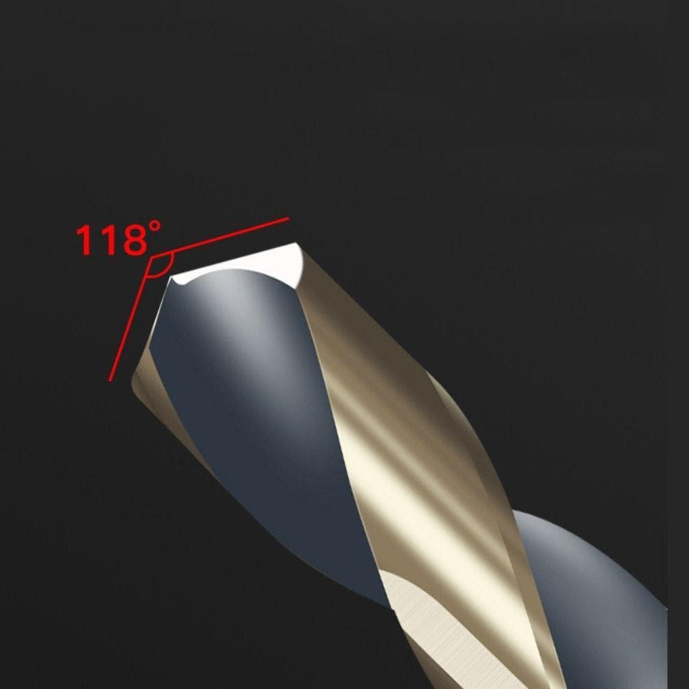 PERF Twist Drill, ดอกสว่านโคบอลต์เกลียวก้านกลม, ดอกสว่านโลหะทนทาน HSS 12 มม.-20 มม. รูปที่ 3