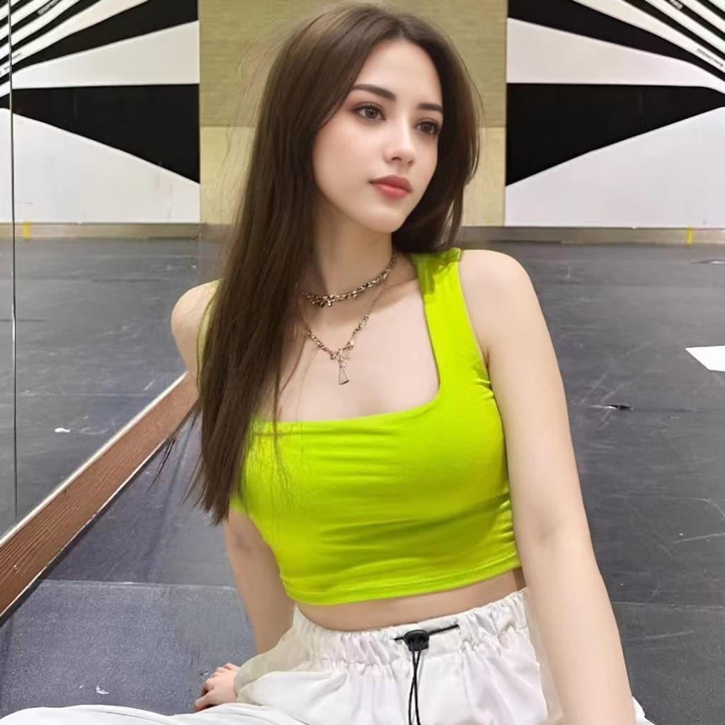 เสื้อยืดทรงสวยสำหรับสาวๆ แบบเอวสูง รูปที่ 4