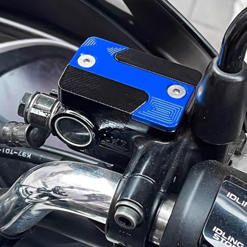 ฝาครอบปั๊มน้ำมันเบรกบน Honda PCX125/150/160 ฝาถ้วยน้ำมันอลูมิเนีย อลูมิเนียมแท้ ตรงรุ่น ไม่เป็นสนิม รูปที่ 9
