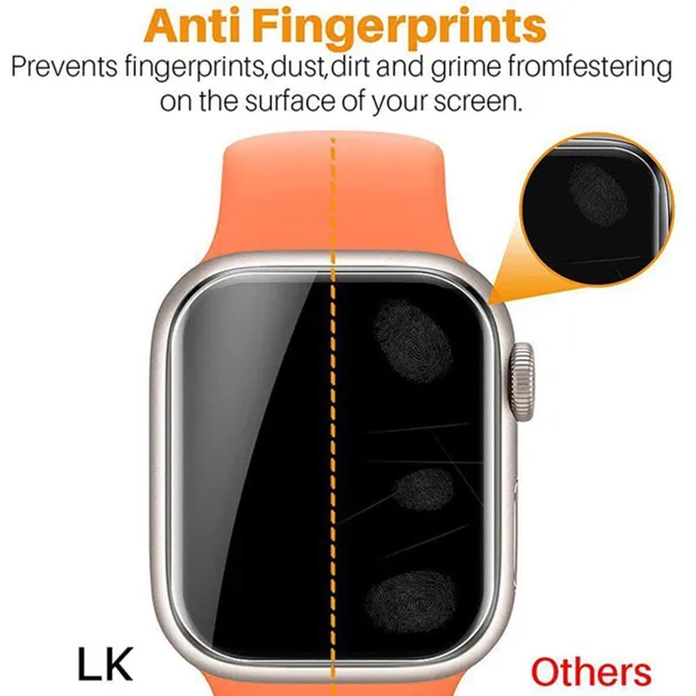 ฟิล์มกันรอยหน้าจอแบบอ่อนสำหรับ iWatch Apple Watch Series 11 10 9 8 7 6 5 4 4 3 1 SE/ULTRA 3 2 49 38 40 42 44 46มม. 45มม. รูปที่ 6