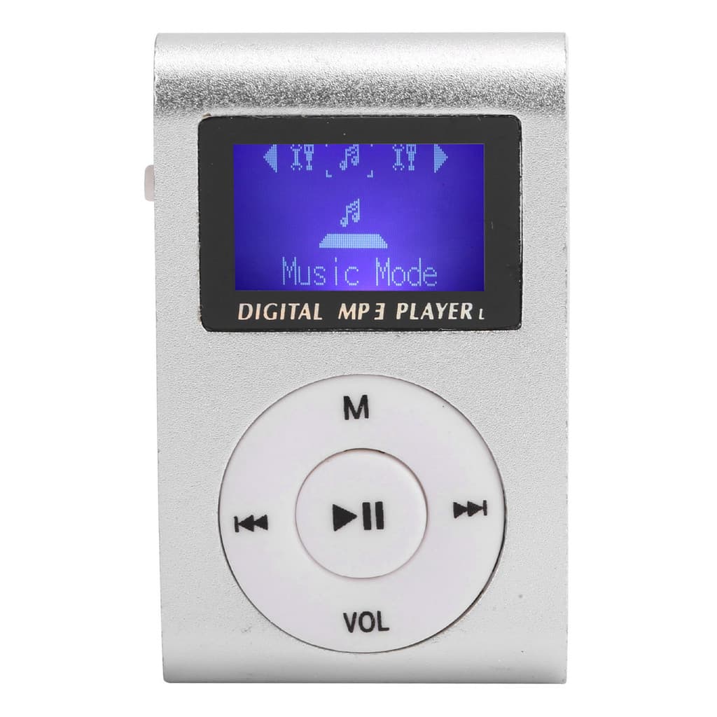Spr- เครื่องเล่นเพลง MP3 ขนาดเล็กแบบพกพากีฬา BackClip หน้าจอ LCD MP3 รองรับการ์ดหน่วยความจํา รูปที่ 3