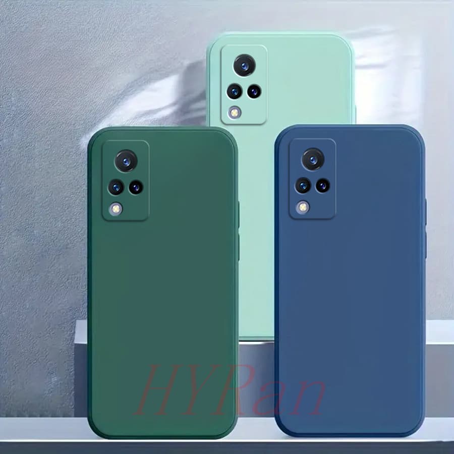 Vivo V21 5G เคสโทรศัพท์ซิลิโคนสีทึบ YT รูปที่ 2