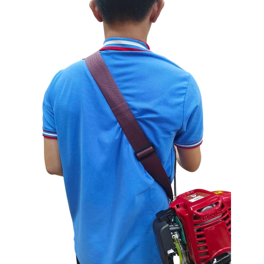 สายสะพายเครื่องตัดหญ้า สีน้ำตาล/ดำ BT02 สายเครื่องตัดหญ้า สายสะพายสำรอง ทนทาน รูปที่ 4