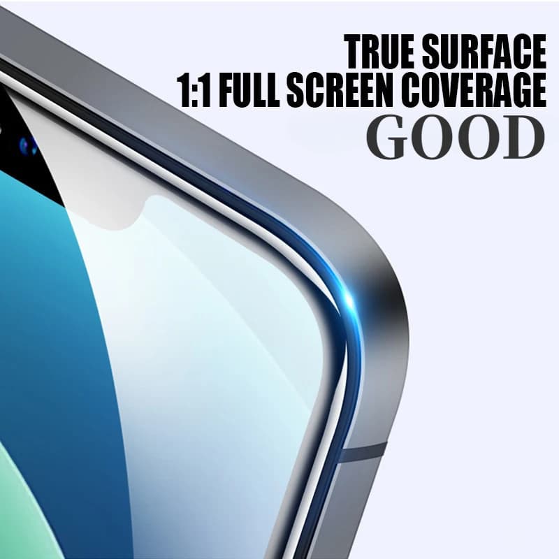Poppa กระจกกันรอยหน้าจอแบบเต็ม 9D สำหรับ iPhone 17 15 12 14 11 13 Pro Max 7Plus XR 14 15 7 6s 8 Plus X XS MAX SE #9D รูปที่ 2