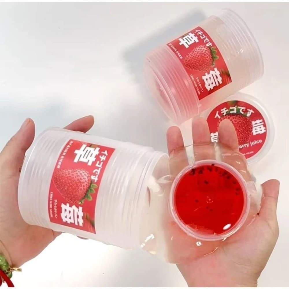 ARCOIRIS 300ML ของเล่นคลายเครียดมูลค่าสูงความงามน้ําปลอมโปร่งใสจําลองเจลฟองบีบน้ําผลไม้ความทนทาน Non-Stick Non Toxic Slime ของเล่น Universal Age รูปที่ 8