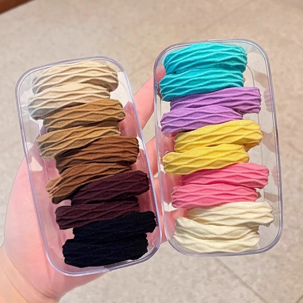 ยางรัดผมสีสันสดใส 10 ชิ้น ยืดหยุ่นสูง ไม่เจ็บผม สําหรับเด็กผู้หญิง ยางรัดผมหางม้า รูปที่ 5