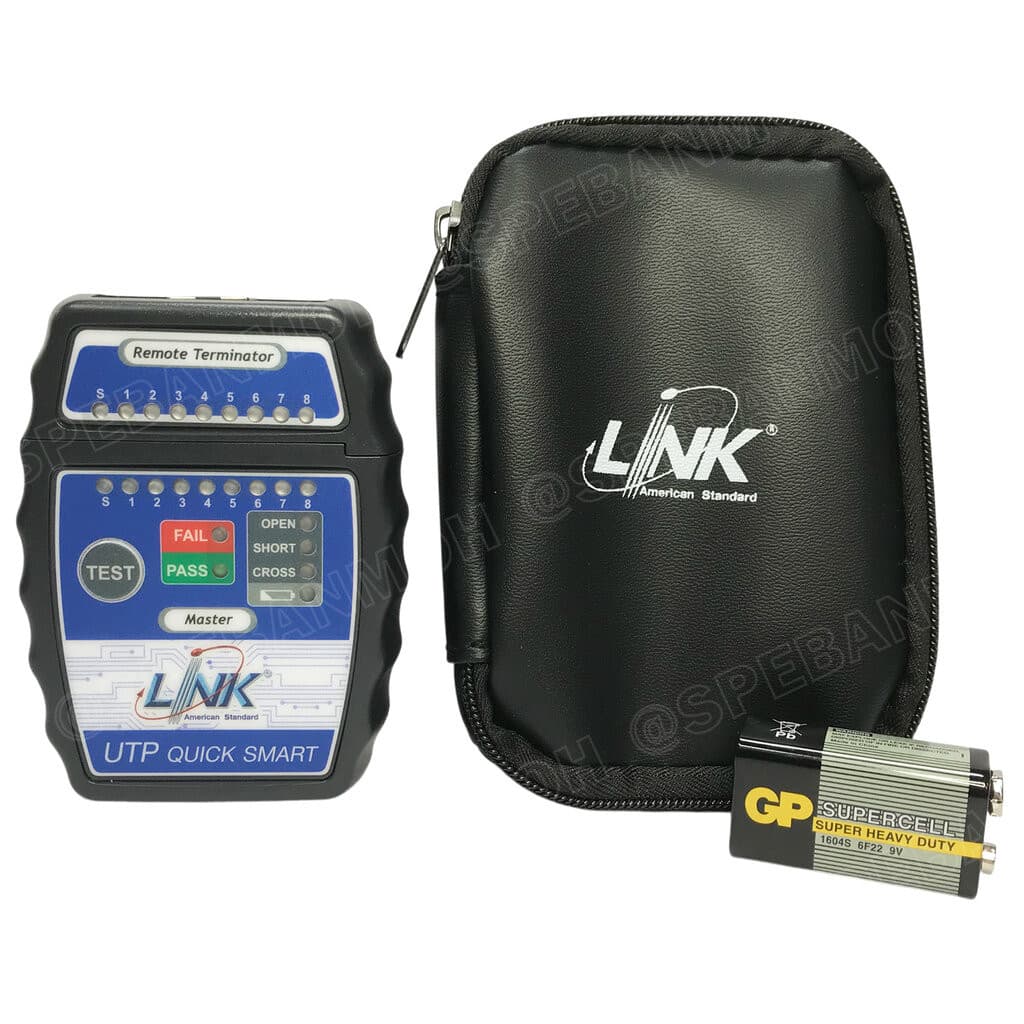 LINK TX-1302A UTP Cable Testers เครื่องทดสอบสายแลนด์ Quickly Smart Tester by auto Scanning, Low battery... รูปที่ 3